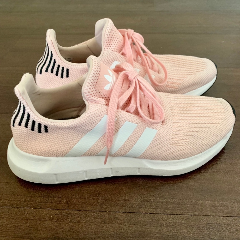 Light pink Adidas swift run